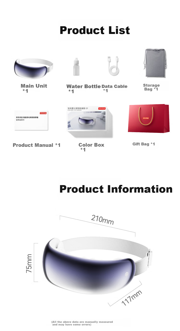 JD Original Eye Massager E7Zone, Quiet Airbag Eye Care Exercise, Visible Heat Therapy Eye Mask, Eye Massage Device for Children, Birthday Gift for Men And Women, Present for Mom on Mother's Day 17