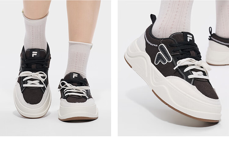 FILA Official Trendy Brand 50-50 DX II Canvas Shoes 2026 Summer Casual Versatile Sneakers 40
