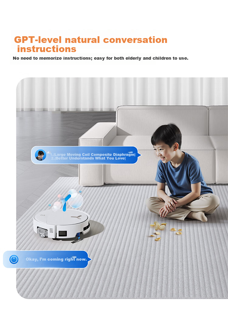 Ecovacs T80S PRO Ultra-Thin Built-In Robot Vacuum Cleaner with Automatic Cleaning, Self-Emptying, Drum Floor Washing, Hot Water Mop, Water Supply and Drainage DEX62 14