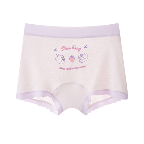 Cotton Soft Children's Underwear Ice Silk Modal Summer Girls' Boxer Briefs for Ages 6-9, Developmental Period, Non-Chafing Shorts
