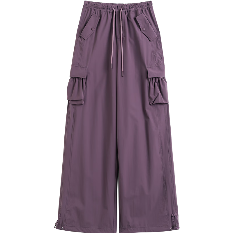 Demana Anti-Mite Antibacterial Spring Workwear Lightweight Elastic High-Waist Loose Slimming Casual Pants for Women Premium Feel