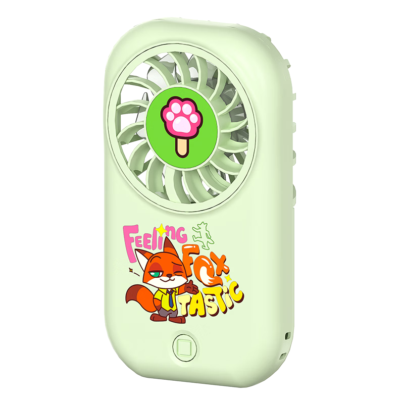 DISNEY Mini Portable Handheld USB Rechargeable Fan X30 Nick - High Power, Long Battery Life, Travel and Office Cooling Fan