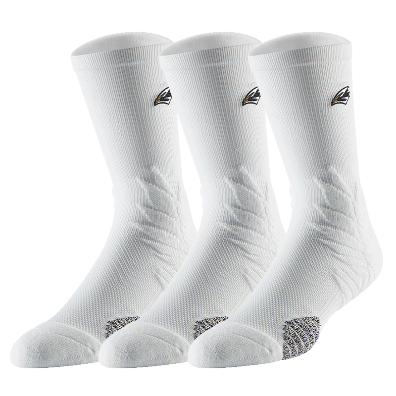 VEIDOORN Falcon Professional Basketball Socks Towel Sole High Tube Summer Thin Breathable Sports Socks Elite Men's High Top White Gray