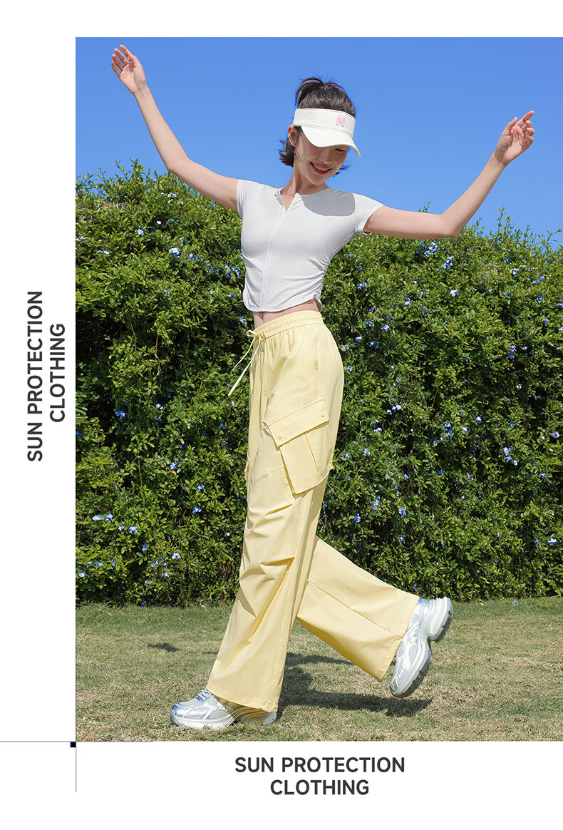 CAMEL Women's Ice Cooling Sports T-Shirt Quick-Dry Breathable Casual Short Sleeve Top Y26BAVLZ013 Morning Glory Blue S 14