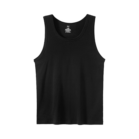 MiiOW Men's Pure Cotton Vest Summer Thin Sleeveless Loose Sports Undershirt Large Size Tank Top