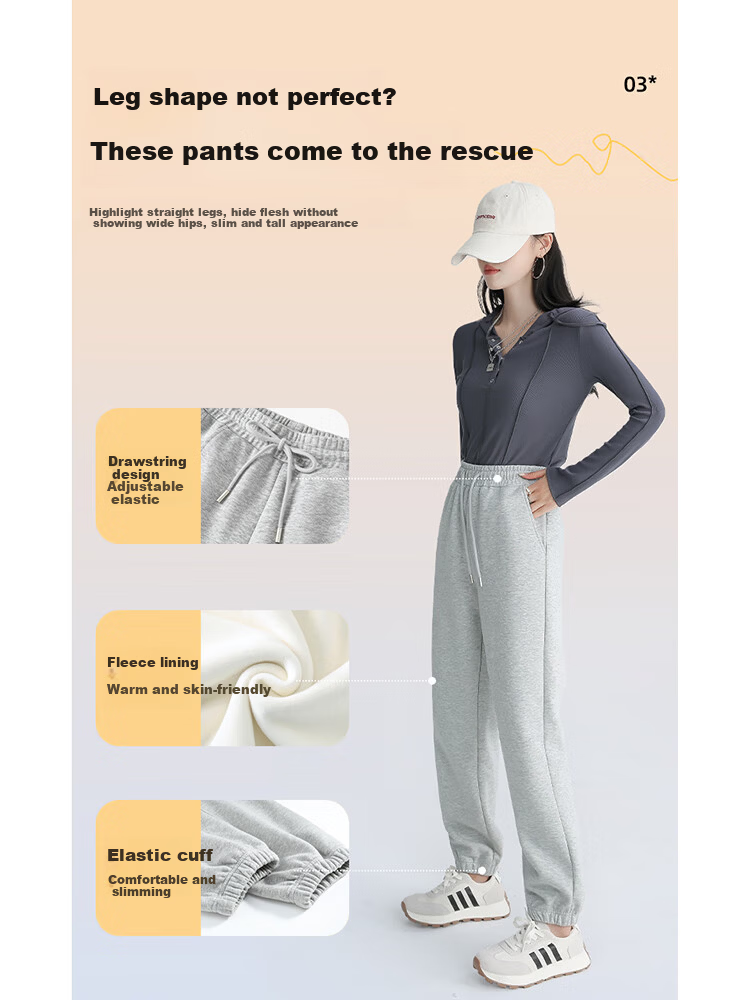 HIPANDA Hello Panda Women's Casual Summer Loose Fit Draped Jogger Knit Drawstring Sweatpants Black XL 3