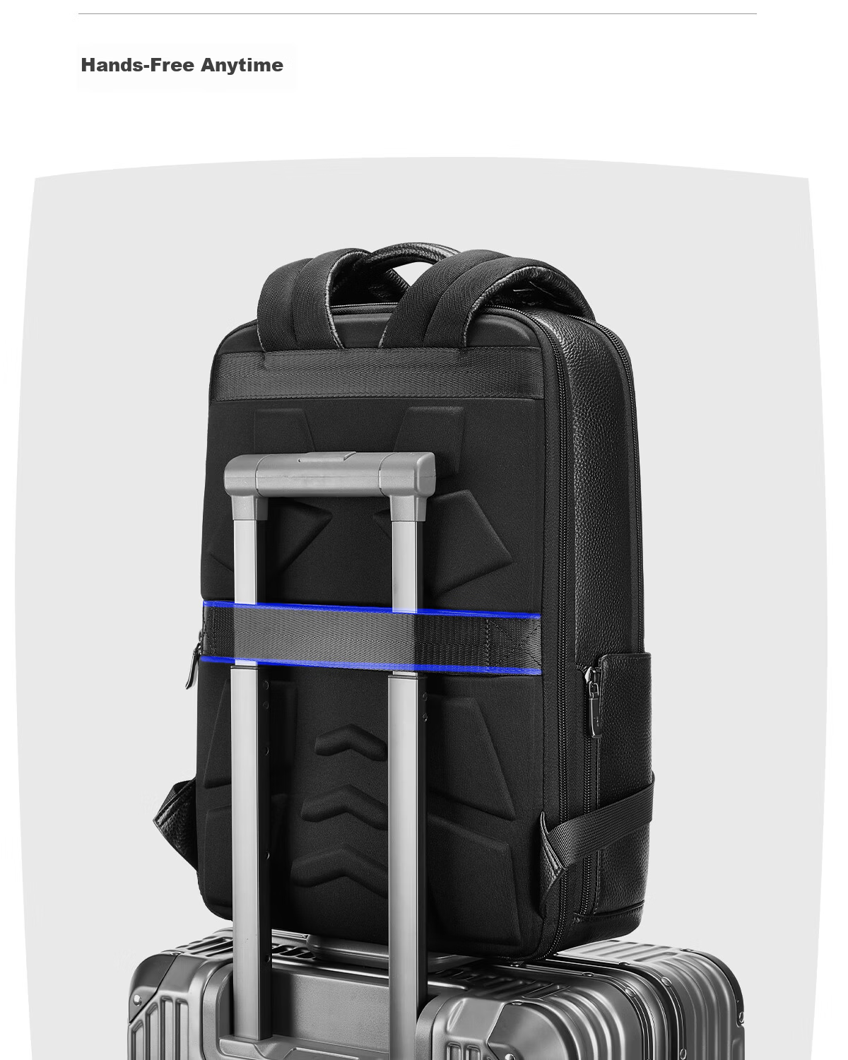 HLA Men's Large Capacity Laptop Backpack Business Casual Travel Commuter Lightweight Backpack 15