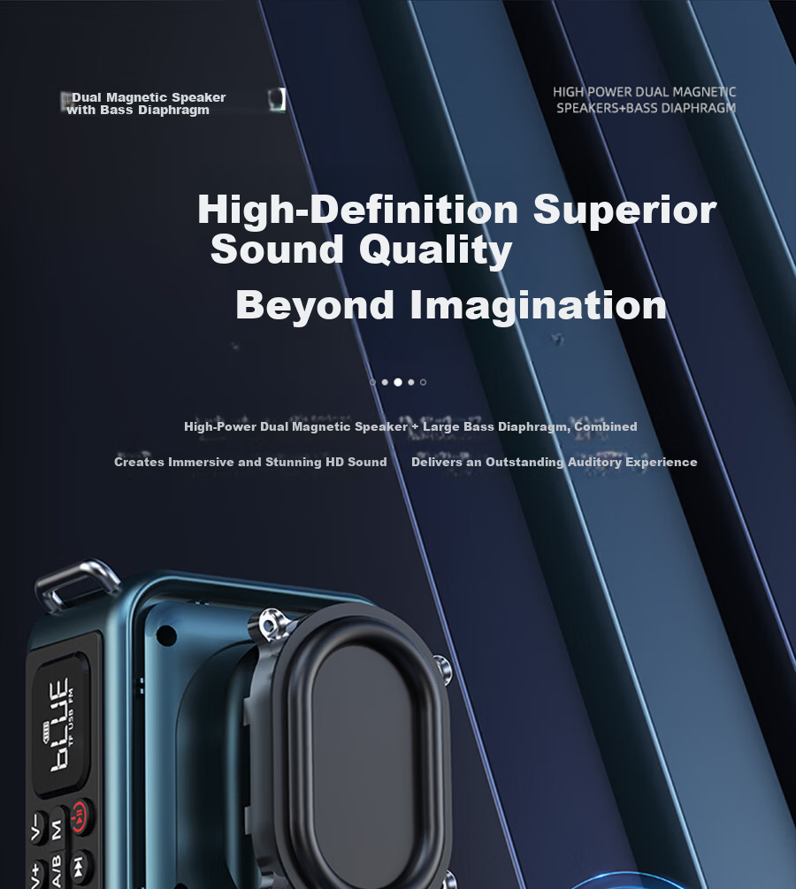 SANSUI Emergency Power Supply Radio Multifunctional Portable Disaster-Resistant Solar Hand-Crank Generator Flashlight Long Battery Life MV13 14