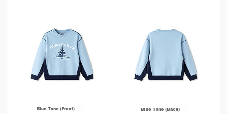 Balabala [balaOne] Kids Long Sleeve Sweatshirt Children's Clothing Boys Girls 2026 Spring Top 5
