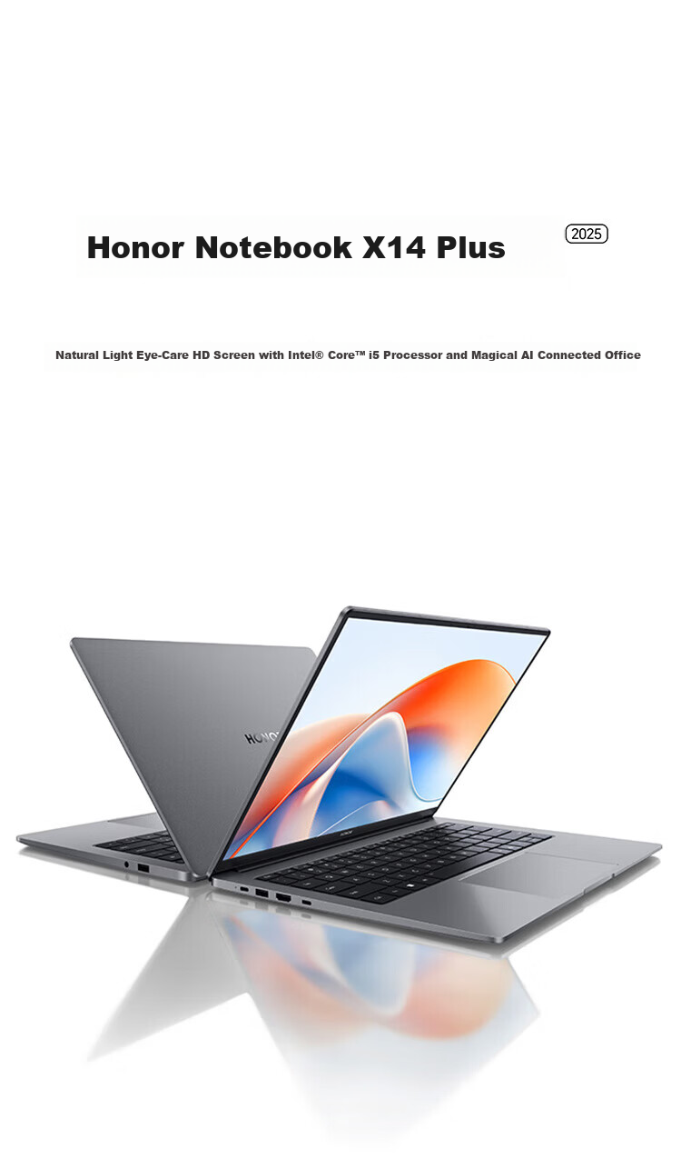 HONOR MagicBook Pro16 2025 AI Lightweight High-Performance Business Laptop U5-225H 32GB 1TB 3K Display Gray with Yihaodian Mouse Pad Set 1