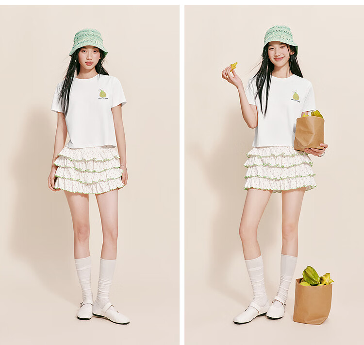 Semir Cooling Short Sleeve T-Shirt Women Summer Short Embroidered Antibacterial Moisture-Wicking Quick-Dry 2026 Clothing 109326100020 7