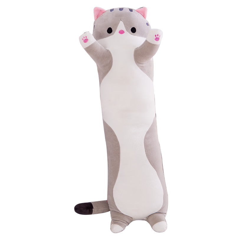 AVIVI Body Pillow, Sleeping Companion Plush Toy for Adults, Side Sleeping Leg Pillow, Children's Gift, 110 Cute Cat Desig