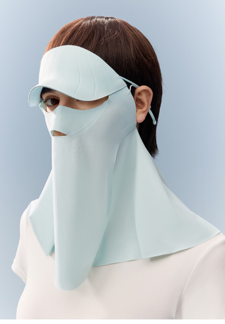 Jiao Nei Liang Pi 503UV Women's Sunscreen Protective Hat Brim Neck Guard Face Mask Moisturizing Antibacterial Medical Sunshade Face Bikini 7