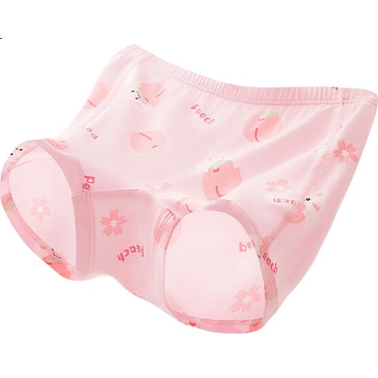 AIMER KIDS Underwear for Boys And Girls, Modal Mid-Rise Boxer Briefs, 2-Pack, Girls' Boxer Briefs - Donut Pattern, Size 130