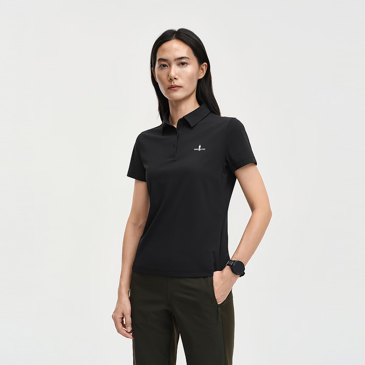 Biyinlefen Eco-Friendly T 2026 Spring Summer New Women's Casual High UV Protection Moisture-Wicking Quick-Dry Multi-Color Short Sleeve Polo Shirt
