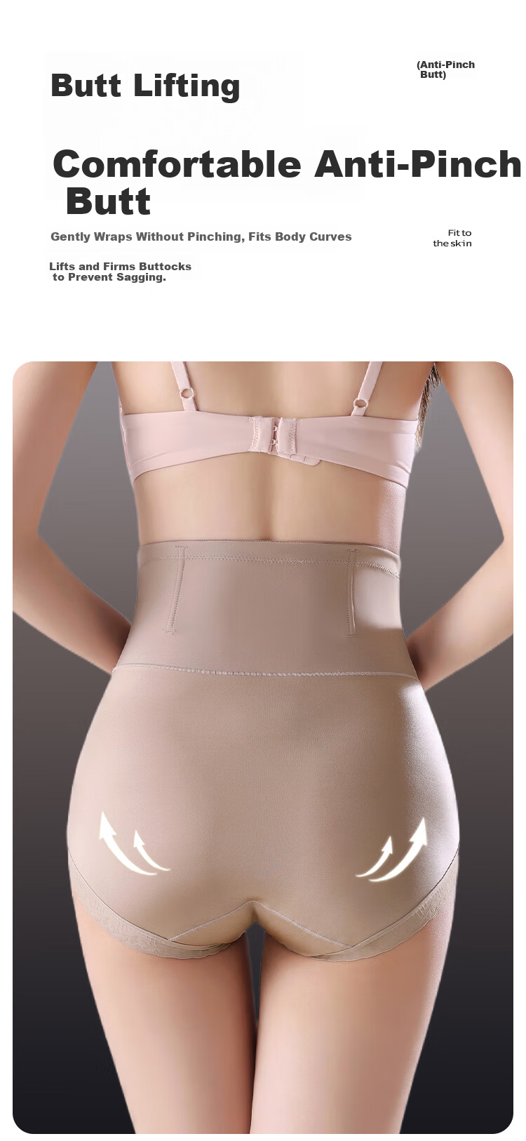 BOPRUIEY High Waist Tummy Control Women's Postpartum Seamless Hip-Lifting Shaping Panties Slimming Butt-Lifting Body Shaping Pants 7