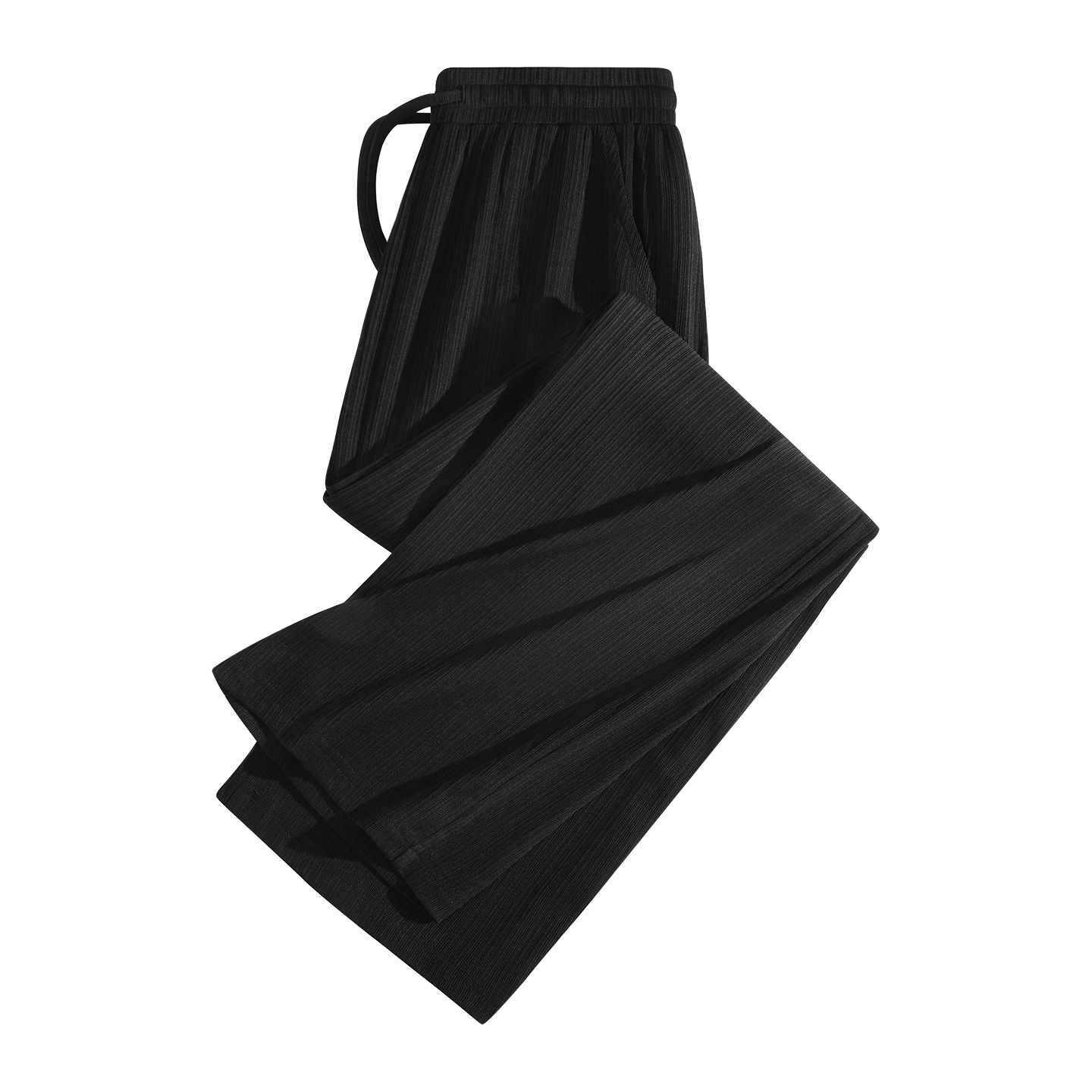 MINISO Women's Ice Silk Pants Summer 2026 New Lightweight Straight Wide-Leg Long Pants Petite Casual Versatile Mosquito-Repellent Trousers