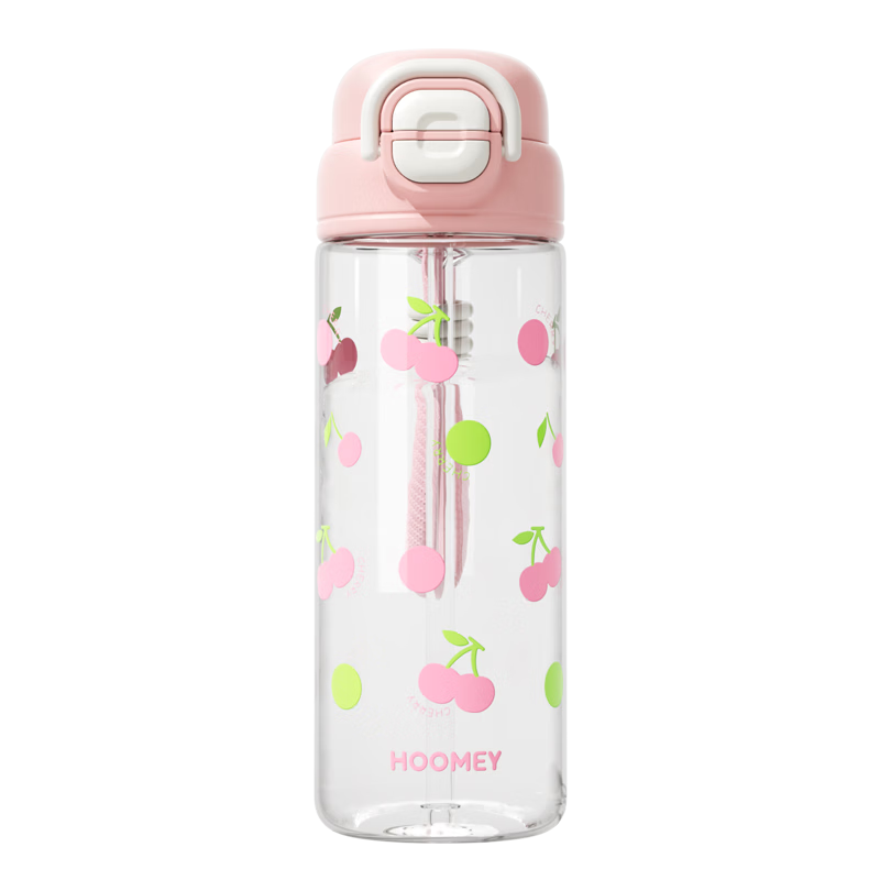 HOOMEY Children's Day Gift Water Bottle Student Dual-Use Straw Cup Large Capacity Kindergarten Maternity Plastic Cup