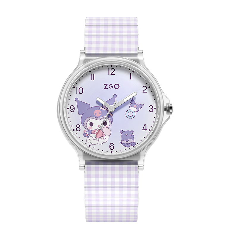 Hello Kitty Kids Watch for Girls Ages 6-12, Time-Only, Primary and Middle School Exam Watch, Gift for Girls Kuromi
