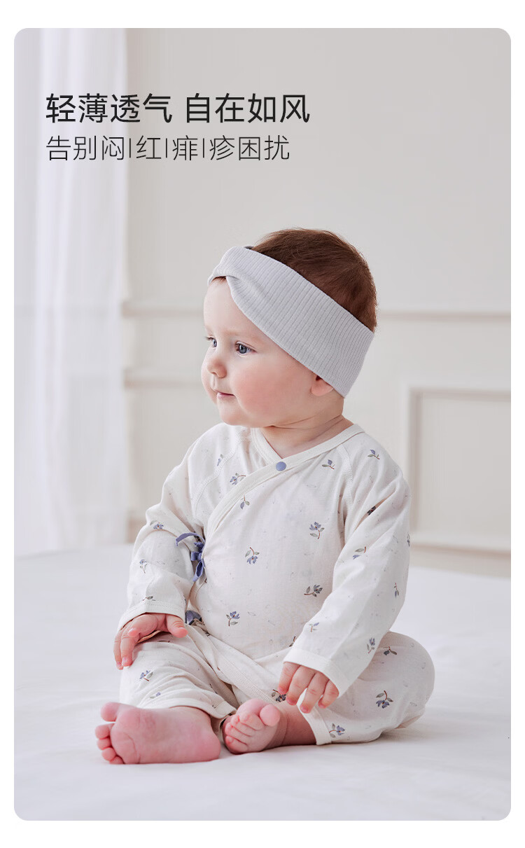 Babylove Anxinrou Newborn Summer Cotton Bodysuit Baby Butterfly Romper Infant Crawling Suit Summer Wear 3
