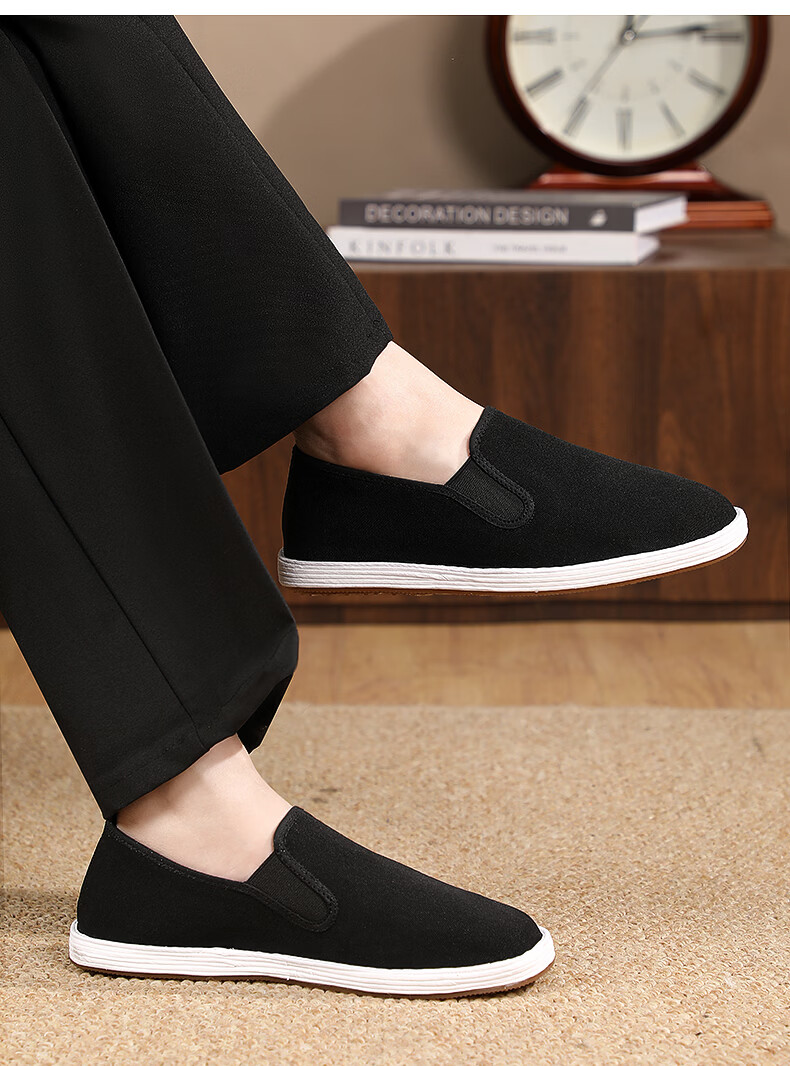Taiheyuan Old Beijing Cloth Shoes Graphene Odor-Resistant Antibacterial Comfortable Breathable Non-Slip Wear-Resistant Cowhide Sole Traditional Layered Sole Cloth Shoes 20