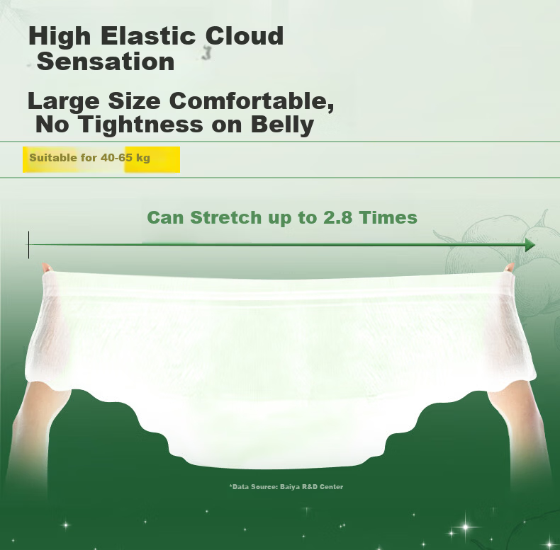 Ziyoudian Organic Cotton Ultra-Thin Night Use Sanitary Sleep Pants 10 Packs 20 Pieces JD Self-Operated 7