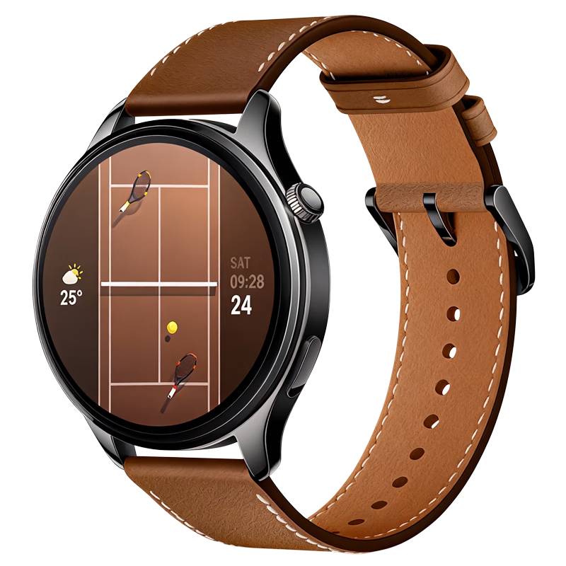 Xiaopijiang Genuine First Layer Cowhide Leather Strap for Xiaomi Watch S5/S5e SIM Edition/Watch 5/S4 Port/S3/S2/S1 Pro