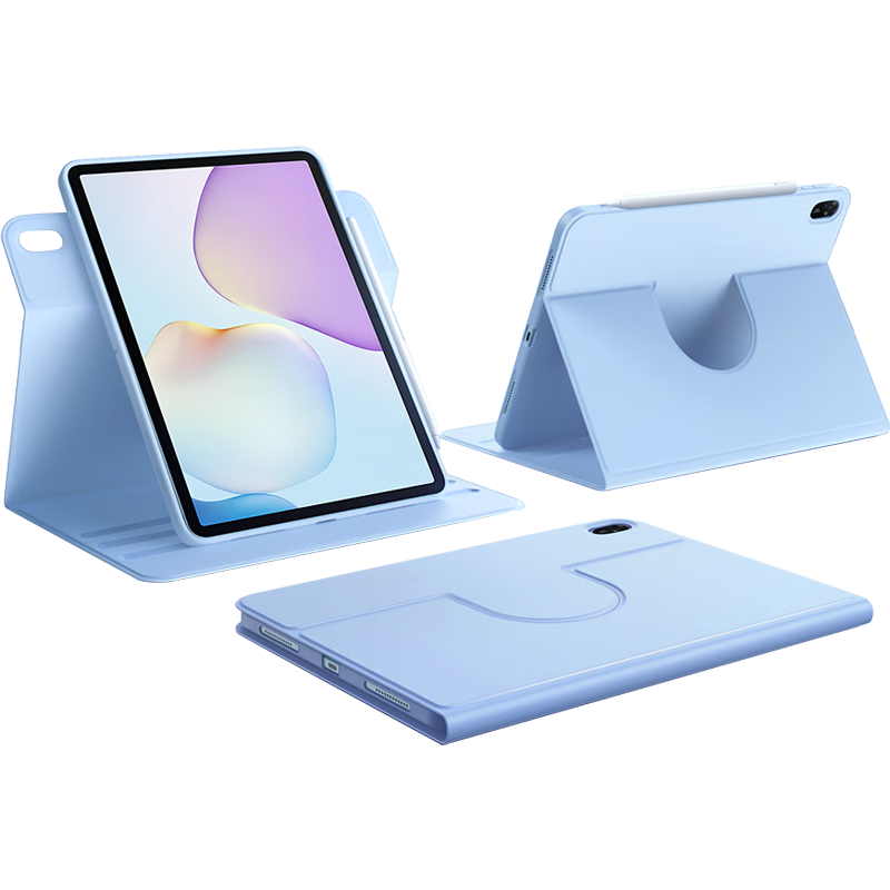 Pisen Huawei MatePad 11.5/11.5s Case 26/25/24 Models 360° Rotatable Horizontal and Vertical Lightweight Soft Blue Cover