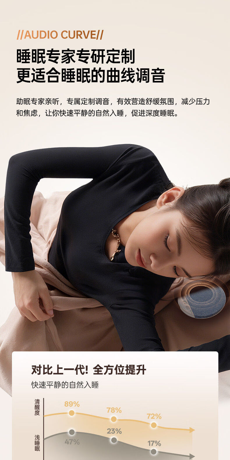 EZHK 2026 New Ultra-Thin Bone Conduction Sleep Sound Speaker Bluetooth Pillow Speaker Sleep Aid Device Bedside Headphone Pillow Music Player 11