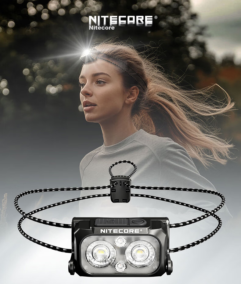NITECORE NU25 MCT UL Triple Light Headlamp Rechargeable Lightweight Outdoor Hiking Trail Running Night Climbing 1