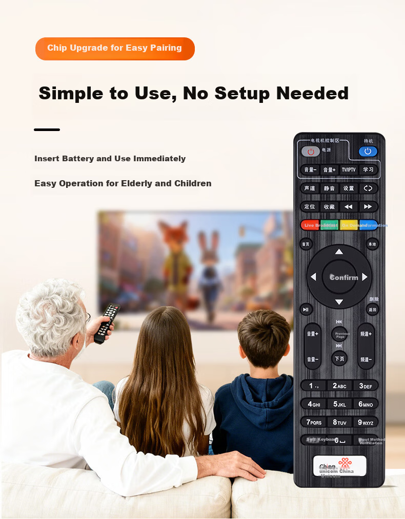 HONGXINDA Universal Remote Control for TCL TV, Thunder Bird, Lehua LCD TV Remote Control Infrared Remote Board RC701A/RC802A 2