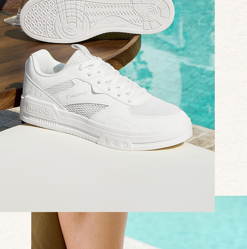 361° Men's Sports Shoes Spring Summer Breathable Classic Retro Versatile Thick Sole Casual Sneakers 672626621-1 10