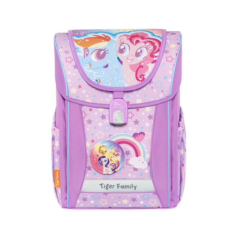 TigerFamily Backpack for Primary School Students Grades 1-3 Children's Spine-Protecting Lightweight Large-Capacity Backpack