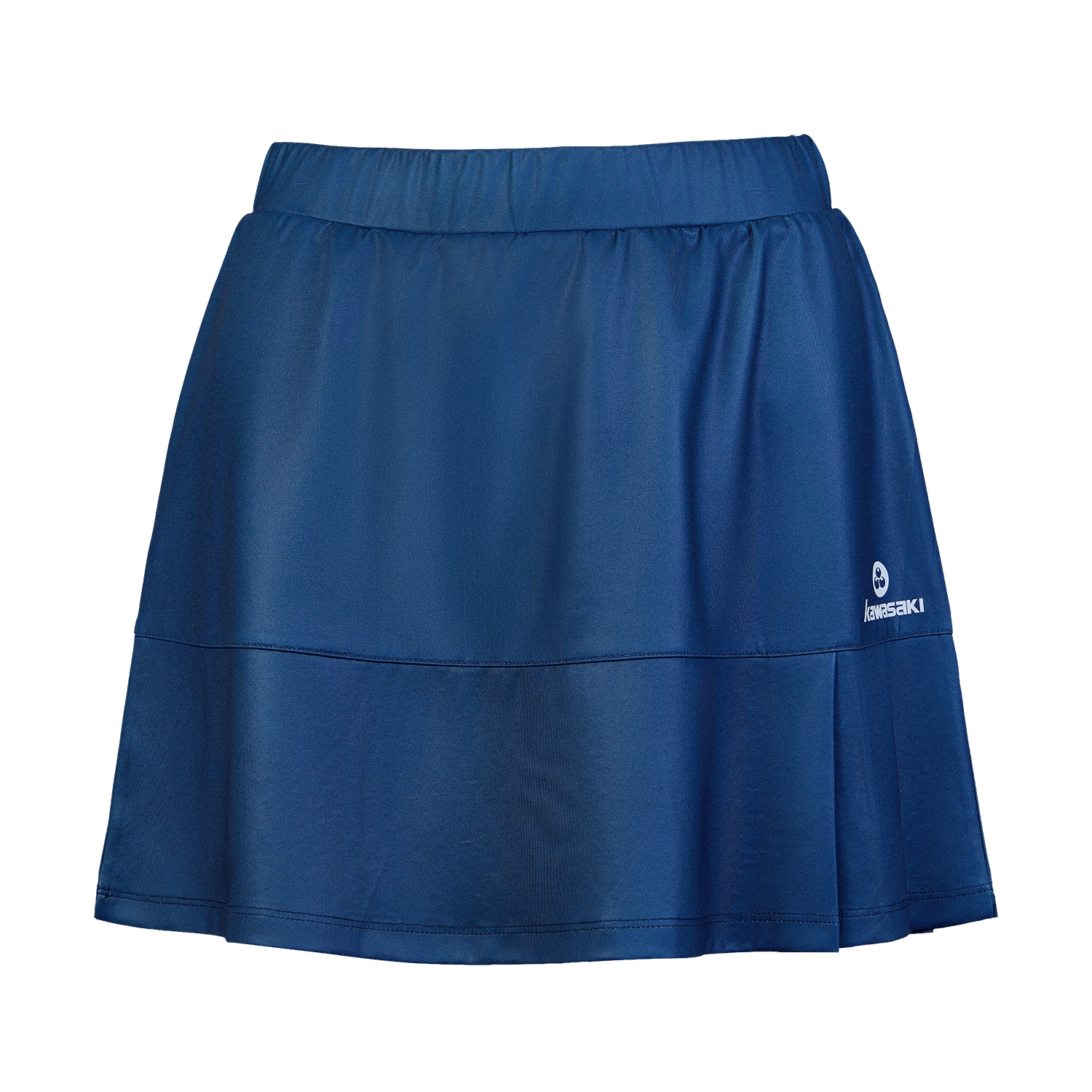 KAWASAKI Women's Badminton Knitted Skirt Casual Sports Anti-Exposure Half Skirt D2707 Blue 2XL