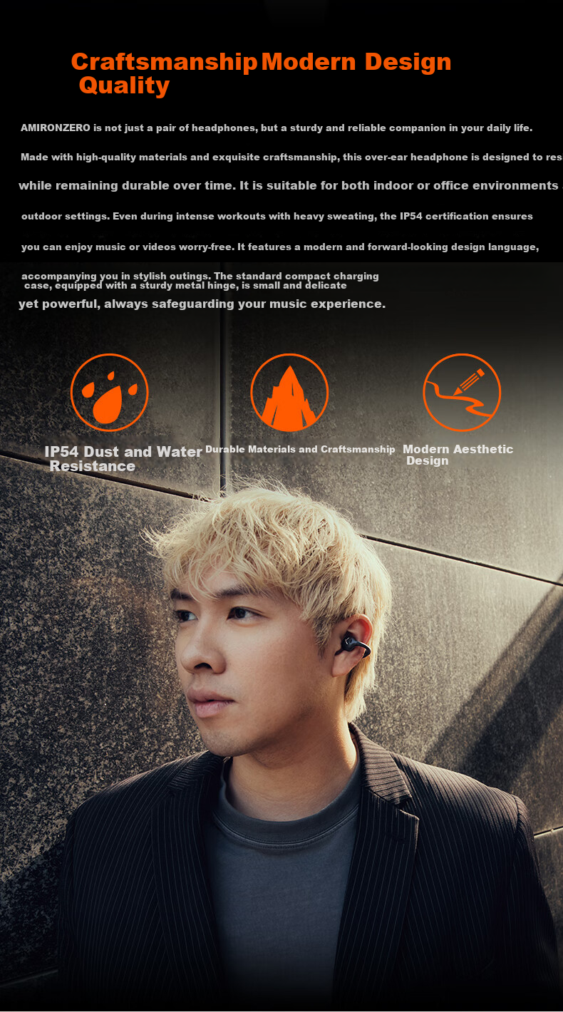 Beyerdynamic AMIRON ZERO Clip-On True Wireless Bluetooth Earphones Non-In-Ear Clip-On Sports Running Zero-Feel Cream White [Gift Recommendation] 6