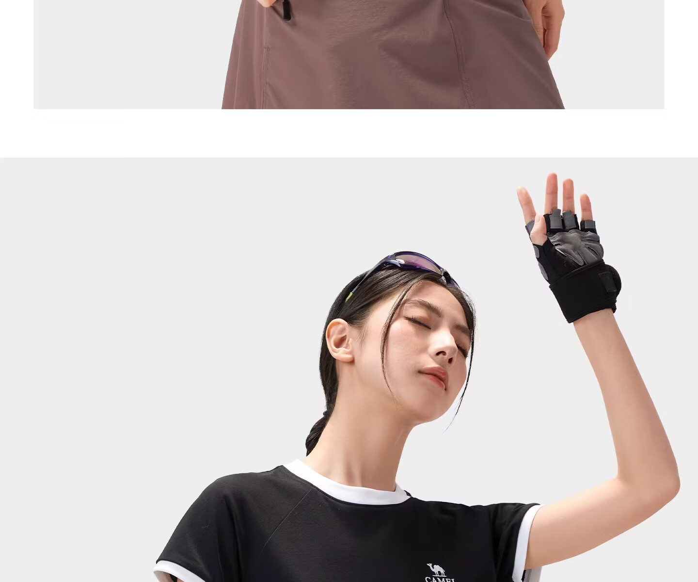 CAMEL Outdoor Quick-Dry Short Sleeve Unisex 2026 Spring Summer Breathable Sports Loose Fit Crew Neck Casual T-Shirt 9001 41