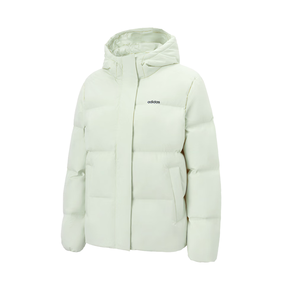 Adidas 550 Down Commuter Windproof Warm Duck down Jacket Puffer Coat Women's Winter Stand Collar S Size