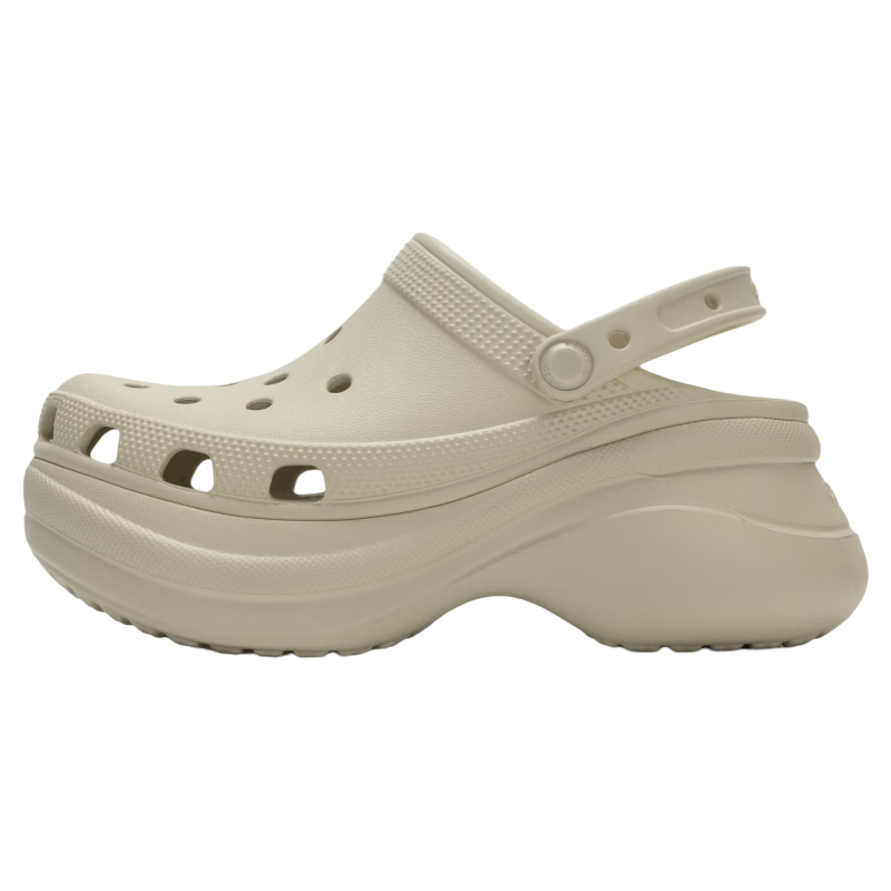 CROCS Women's Retro Small Whale Perforated Shoes, Casual Outdoor Wear, Thick-Soled Closed-Toe Sandals, 206302-2Y2, Size 36-37