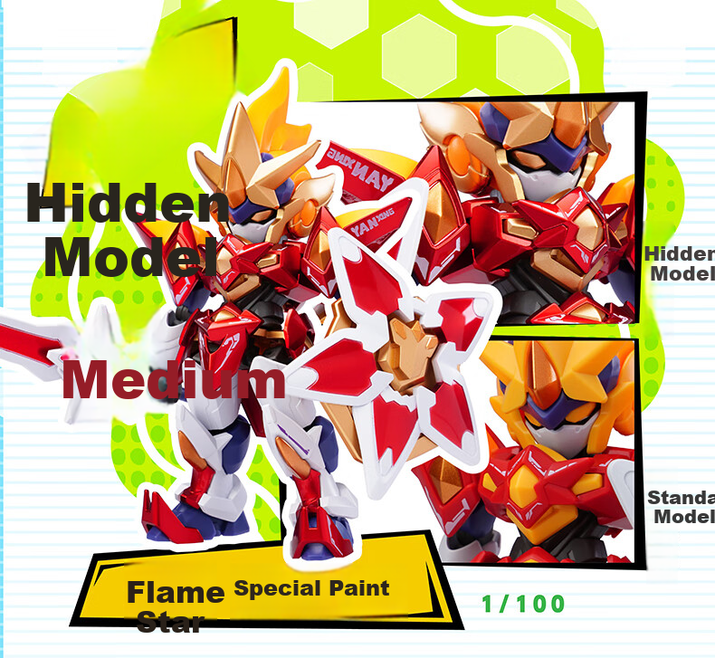 Modon Core Battle Assembly Blind Box Series 1 Q-Version Articulated Joint Building Block Mecha Toy Full Box Set 3