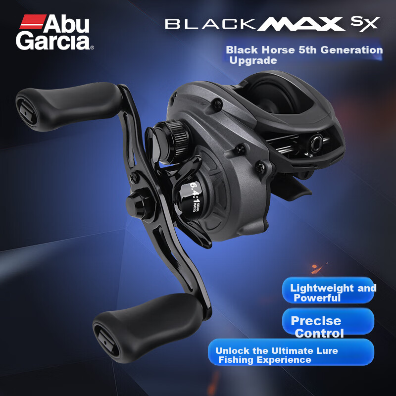 ABU GARCIA BLACKMAX SX Baitcasting Reel Right-Handed Long-Distance Fishing Reel Lure Reel