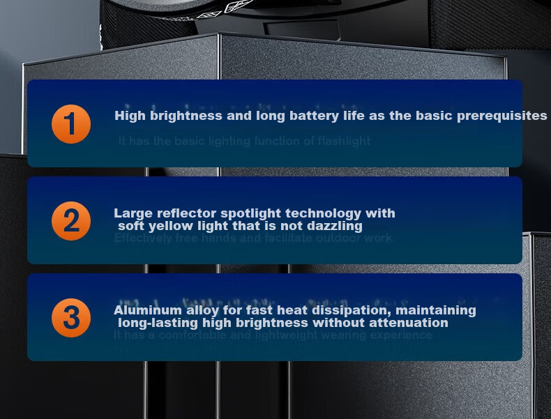 SupFire High-Powered Headlamp Sensor Outdoor Long Battery Life High Lumen Miner Work Light 4