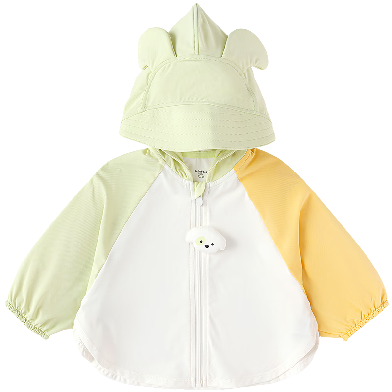 Balabala Baby Sun Protection Jacket Children's Coat 2026 Summer Cooling Boys Girls Hooded Top UPF50+