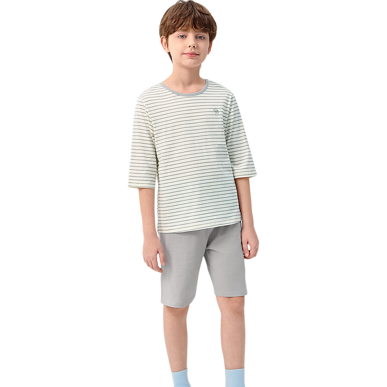 Balabala Kids Pajama Set Boys Girls Homewear Toddler Baby Children Air Conditioning Skin-Friendly 209225171211