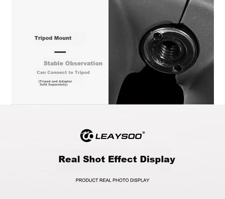 Leilong Cool Shadow 12X50 High-Power HD Large Eyepiece Nitrogen-Filled Waterproof Low-Light Night Vision Professional Binoculars with Phone Mount 26