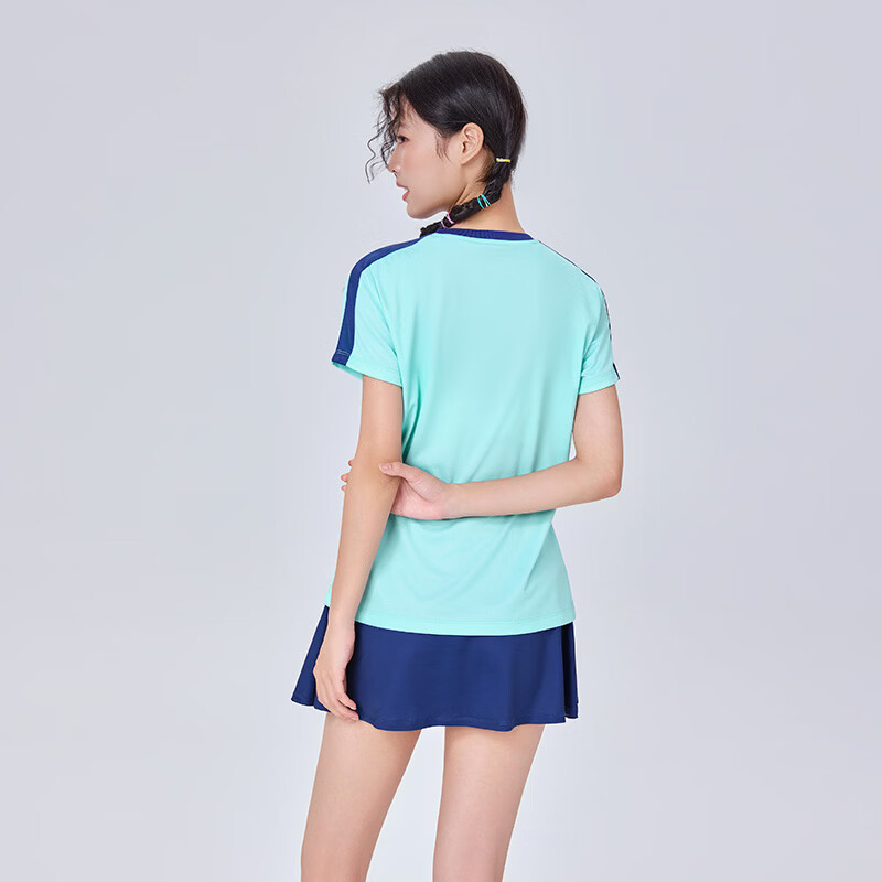 KUMPOO 26th Anniversary New Badminton Skirt Sweat-Absorbing Quick-Dry Breathable Skirt K261W-7063 Dark Blue S