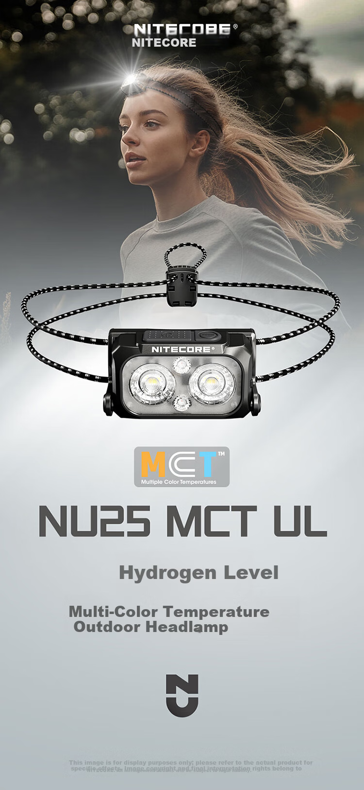 NITECORE NU25 MCT UL Outdoor Lightweight Multi-Color Temperature Headlamp for Trail Running with Ultra-Long Battery Life 1