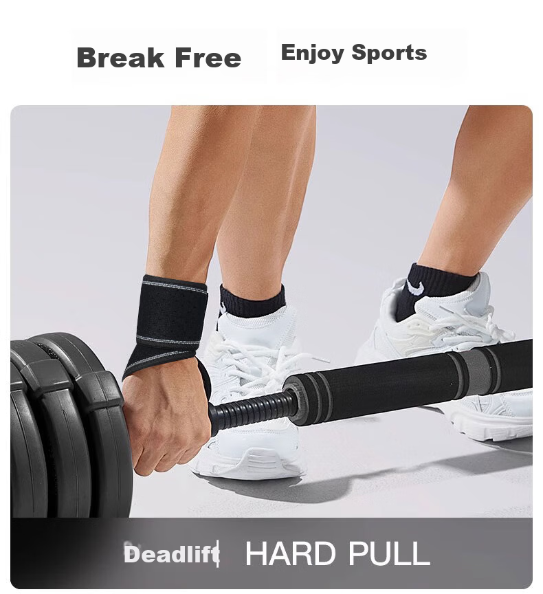 NAILEKESI N Sports Wristband Men Fitness Wrist Support Sprain Brace Breathable Lightweight Wrist Strap for Badminton Tennis Women 6