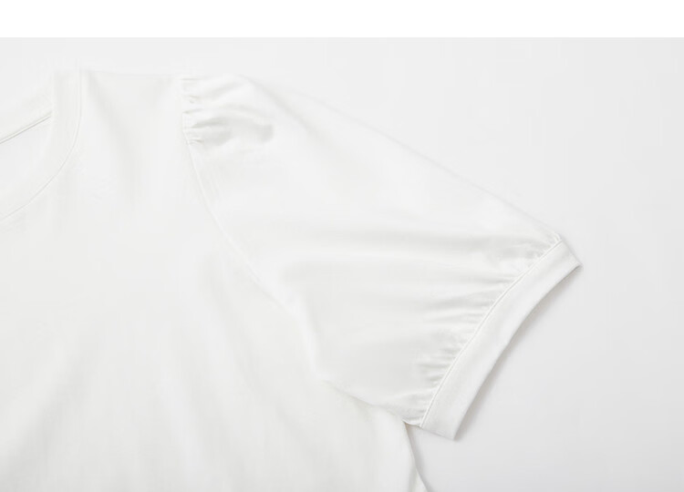 Demana [Oxygen Pure Cotton] Summer Lazy Style Round Neck Puff Sleeve Hem Splicing Loose Slim T-Shirt for Women Premium Feel 5