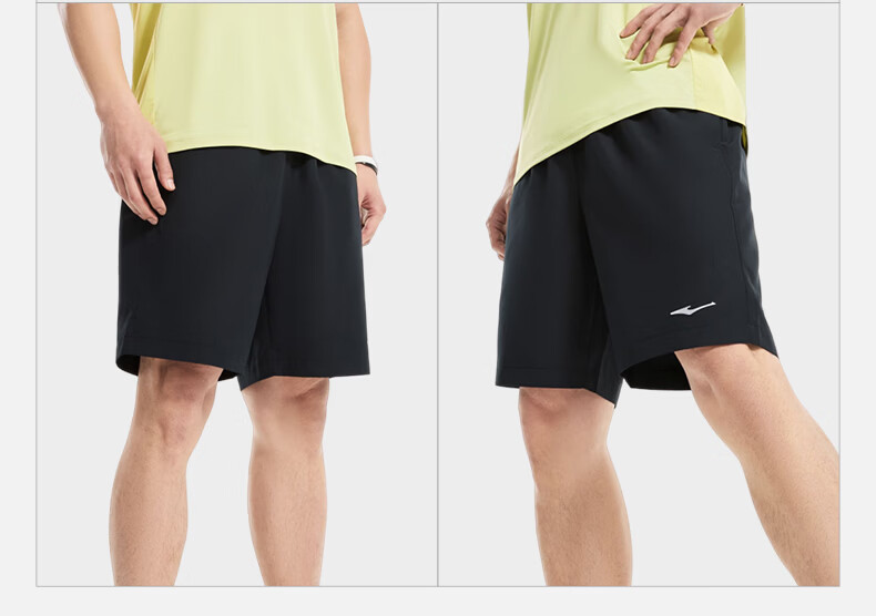 Erke Men's Summer Sports Shorts Five-Point Moisture-Wicking Fitness Running Outdoor Casual Pants 10