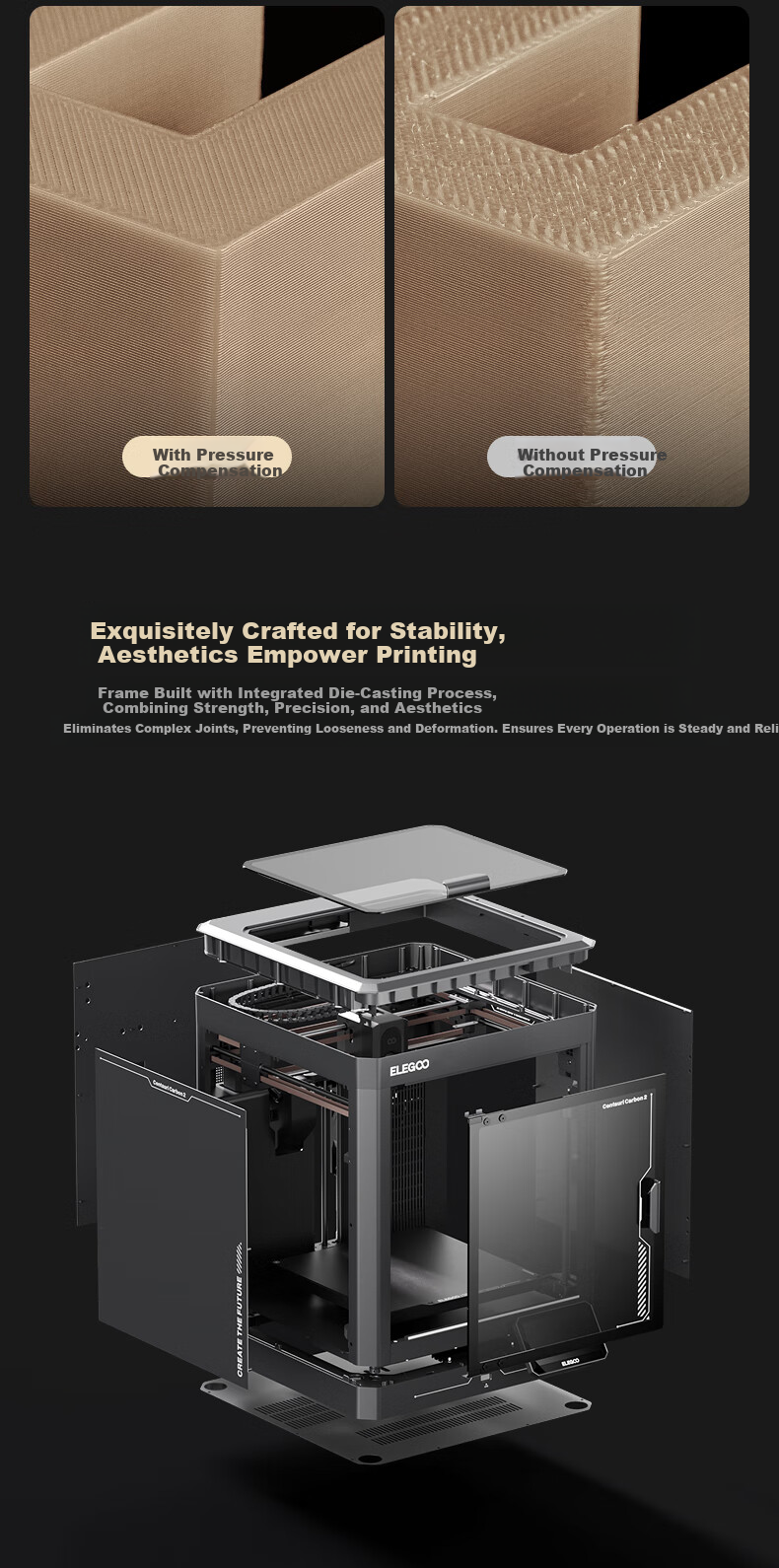 ELEGOO Mars 2 Pro Multi-Color FDM 3D Printer Home Desktop Auto-Leveling Custom High-Speed High-Precision 3D Figurine Model Maker for Kids Students 10